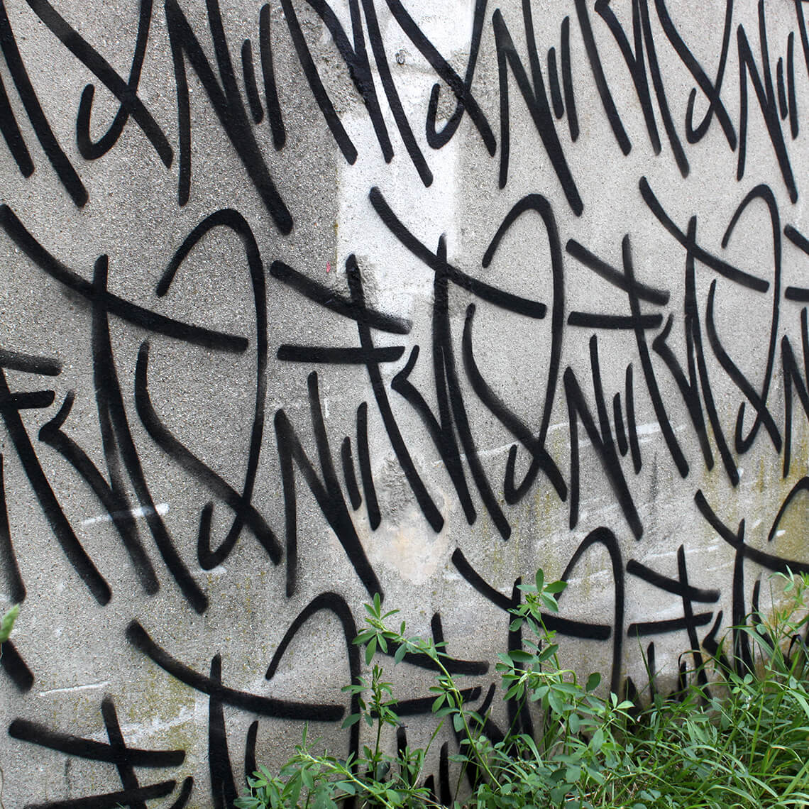 Street art motif graffiti